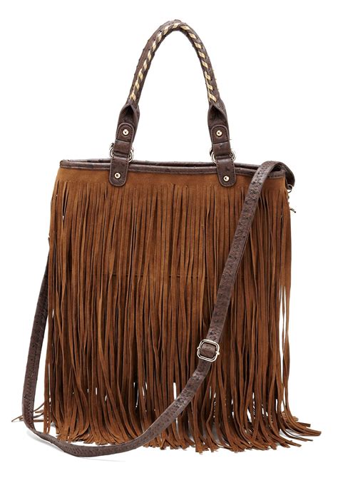 Leather Fringe Purse Handmade Leather Fringe Bag Leather Fringe