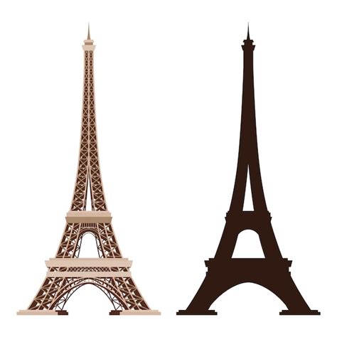 Premium Vector Eiffel Tower Vector Icons World Famous France Tourist