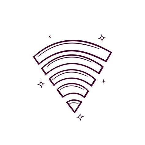 Premium Vector Hand Drawn Wifi Icon Doodle Vector Sketch Illustration