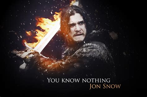 You Know Nothing Jon Snow Hd Wallpaper Wallpaperbetter