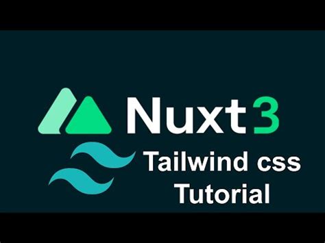 Nuxt 3 Tailwind Css Install Tutorial YouTube