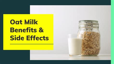 Oat Milk Benefits And Side Effects Is Oat Milk Healthy Youtube