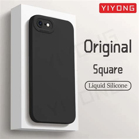 Se Case Yiyong Original Soft Liquid Silicone Cover For Iphone