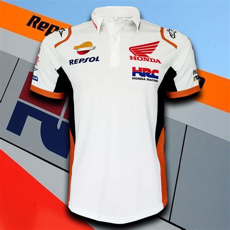 Polo Shirt Motogp Repsol Honda Moto Gp Team Repsol Honda Mg0071 Full Print Size S 5xl Shopee