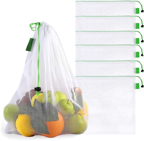 Bableco Bolsas Ecologicas Para Fruta Y Verdura Bolsas Reusables De