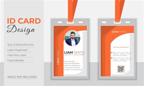 Premium Vector | Corporate id card design