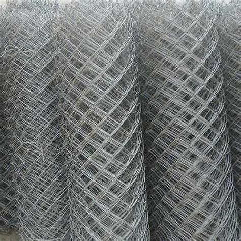 Gi Galvanized Iron Chain Link Mesh For Farms Height 5 Feet Mesh