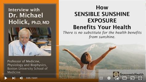 How Sensible Sun Exposure Benefits Your Health Grassrootshealth