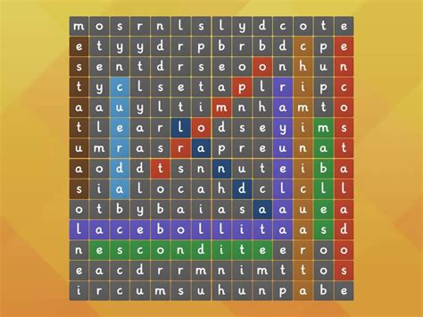 Sopa De Letras Juegos Tradicionales Wordsearch