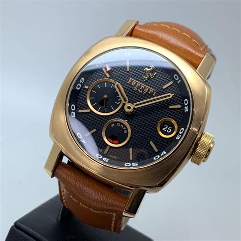 Panerai 8 Days Ferrari Gmt 18k Rose Gold Limited Full Set Mint Voor €