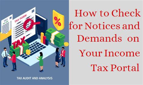 How To Check Notices And Demands On Your Income Tax Portal