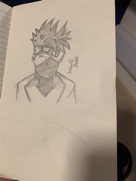 How To Draw Kakashi Easy Step By Step Naruto Characters Hi Everyone!
