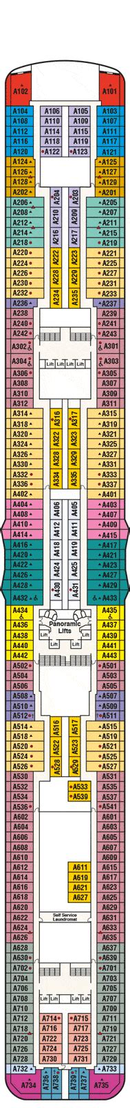 Discovery Princess Deck plan & cabin plan