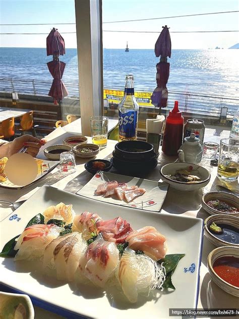 부산 해운대 맛집 해운마루 바다를 보며 먹을 수 있는 오션뷰 미포 횟집 🌊 네이버 블로그