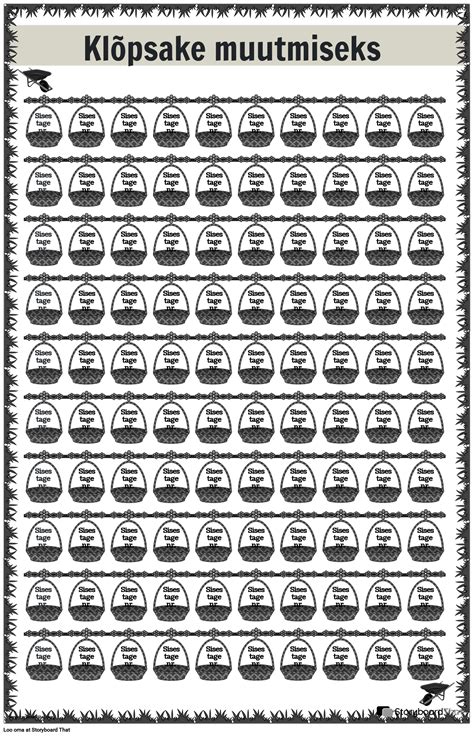 Numbrirea Plakat Korviga Mustvalge Storyboard By Et Examples