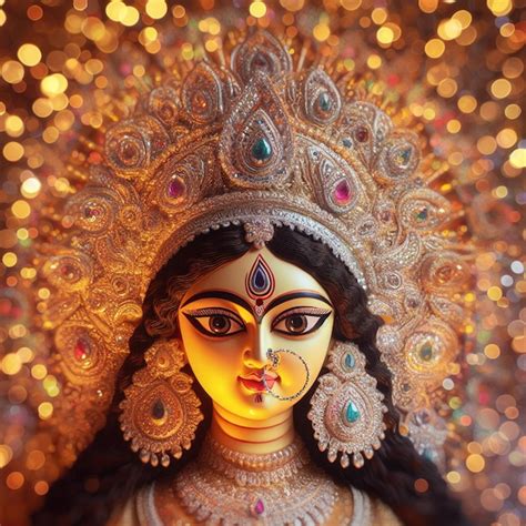 Premium Photo Goddess Durga Jai Mata Di