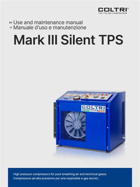 Mark Iii Silent Tps Coltri Compressors