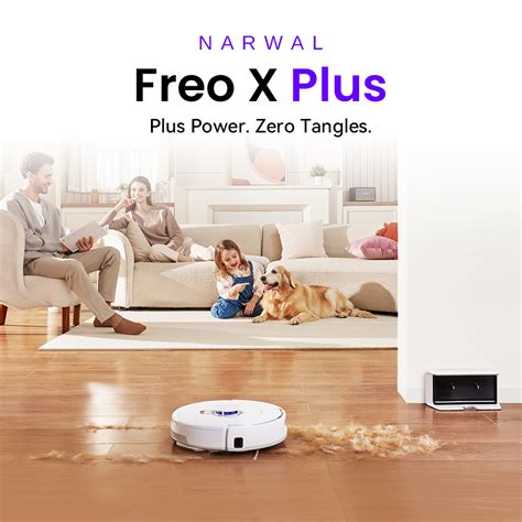 Narwal Freo X Plus Robot Vacuum Cleaner 7800Pa Suction Tri Laser