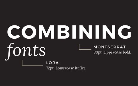 The Ultimate Guide To Font Pairing — Learn Font Combinations Font