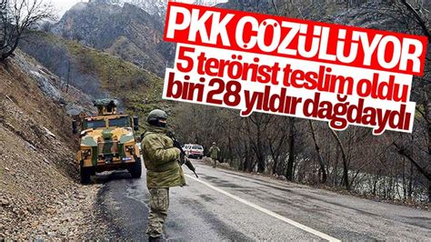 Pkk L Ter Rist Daha Ikna Yoluyla Teslim Oldu