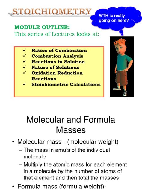 Stoichiometry Mole Concept And Combustion Analysis 1 Pdf Mole Unit Stoichiometry