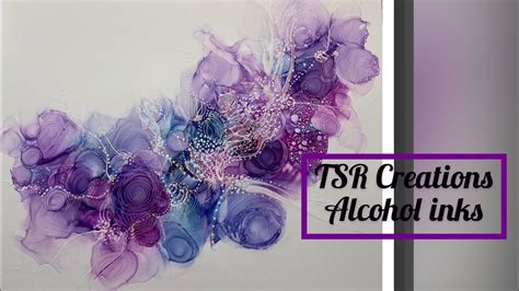 183 Alcohol Ink And Abstract Fluid Art Techniques Mixed Media Tutorials Youtube