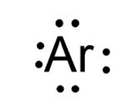 Lewis Dot Structure Of Argon