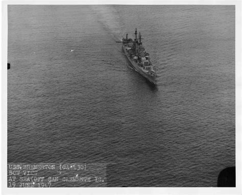 Cruiser Photo Index Ca Uss Bremerton Navsource Photographic