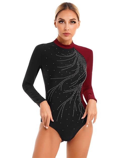 Zaldita Women Gymnastics Ballet Dance Leotards Long Sleeves Dance