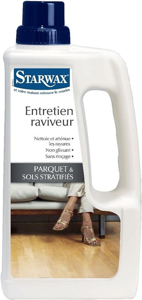 Entretien brillant pour parquet stratifié Starwax Amazon fr Cuisine