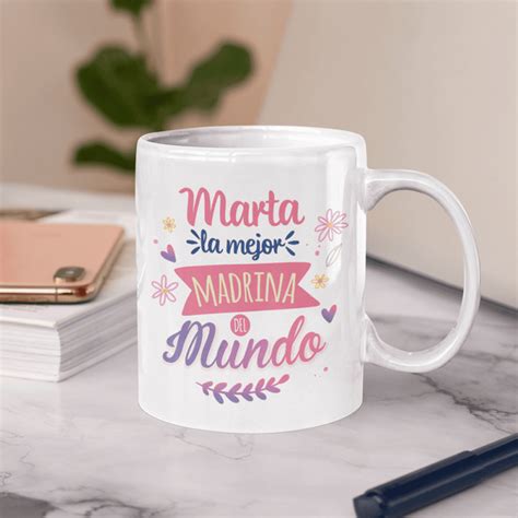 Taza Personalizada Para Madrina Padrino Regalos Originales