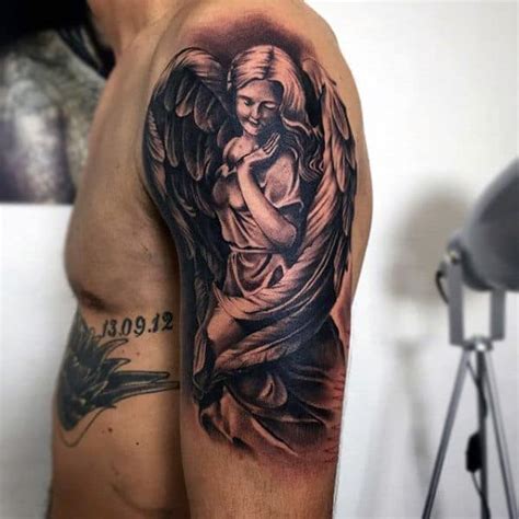 103 Guardian Angel Tattoos For Men