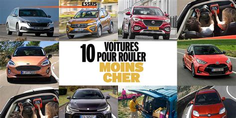 Voitures Pour Rouler Moins Cher