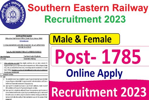 Southern Eastern Railway Recruitment Iti Jobs