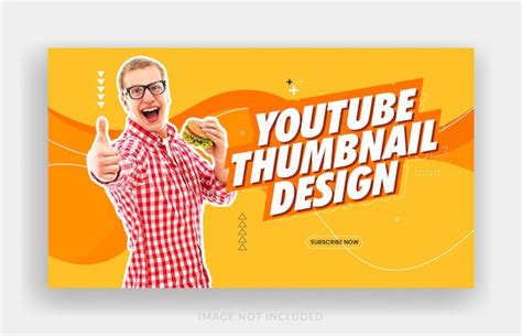 Premium Vector Food Review Youtube Channel Thumbnail And Web Banner