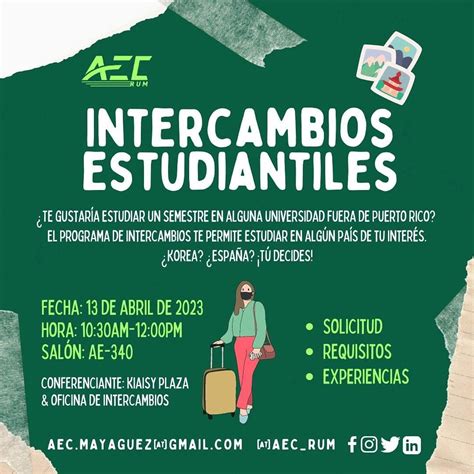 Upr On Twitter Rt Aec Rum Intercambios Estudiantiles Saludos