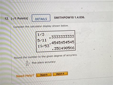 Solved Points Details Smithpow Consider Chegg