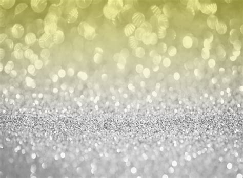 Premium Photo | White yellow silver gradient glitter bokeh abstract texture background