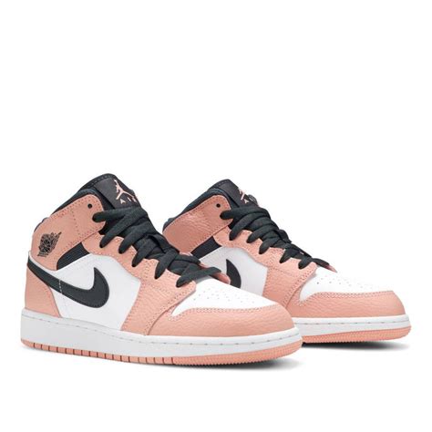 Air Jordan 1 Mid 'Pink Quartz' (GS) – SNEAKERMODE