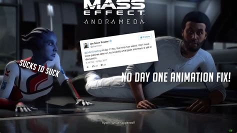 Mass Effect Andromeda My Face Is Tired Of Bad Animation Youtube