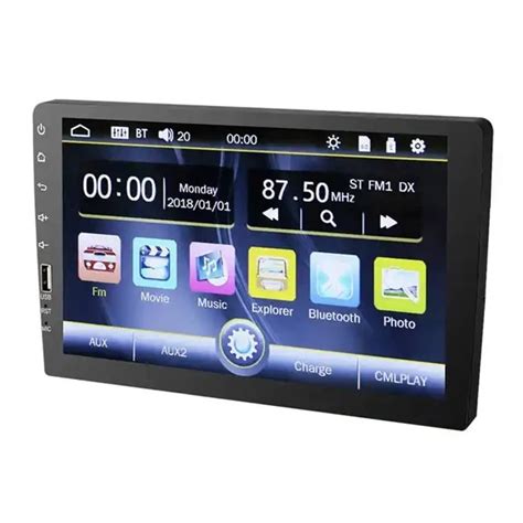 MP5 Player Auto LCD 9 Inch Bluetooth Mirrorlink Aux USB Negru