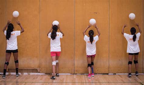 Volleyball Drills Against a Wall - Volleyball Tips