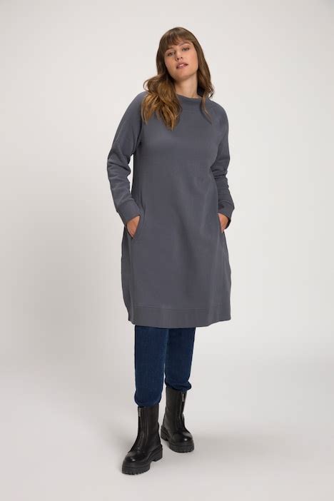 Eco Cotton Long Sleeve Sweatshirt Dress More Dresses Dresses