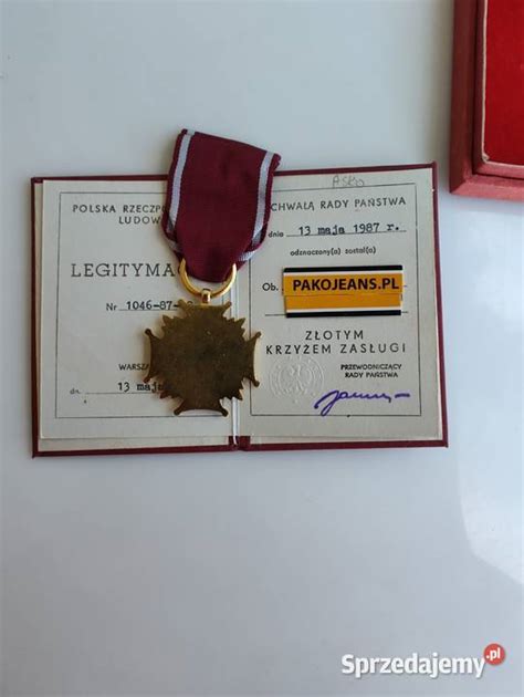 Medal Prl Z Oty Krzy Zas Ugi Z Prl U Olecko Sprzedajemy Pl