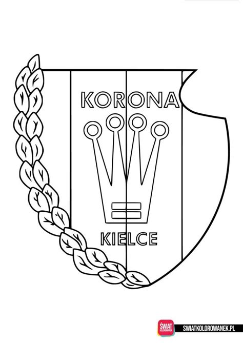 The Coat Of Arms Of Kolona With Two Braids In Front Of It