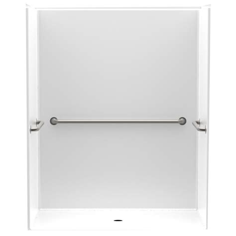 Aquatic Accessible Acrylx 60 In X 34 In X 756 In 1 Piece Shower