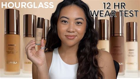 Hourglass Ambient Soft Glow Foundation Review 12 Hr Wear Test Youtube