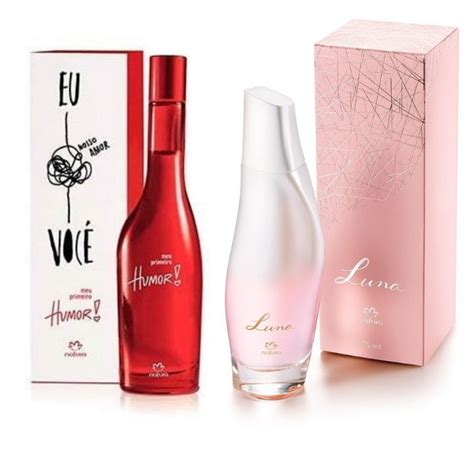 Kit Natura Feminino 1 Perfume Luna 75 Ml 1 Perfume Meu Primeiro Humor