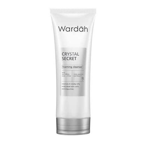 Jual Wardah White CRYSTAL Secret Facial Wash With AHA 100 Ml Sabun