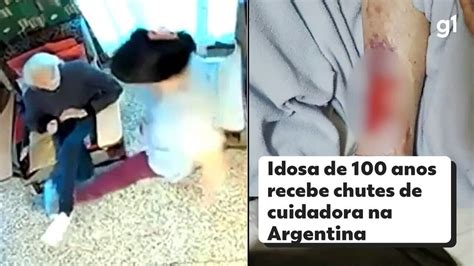 Câmeras Flagram Agressões Contra Idosa De 100 Anos Na Argentina Mp